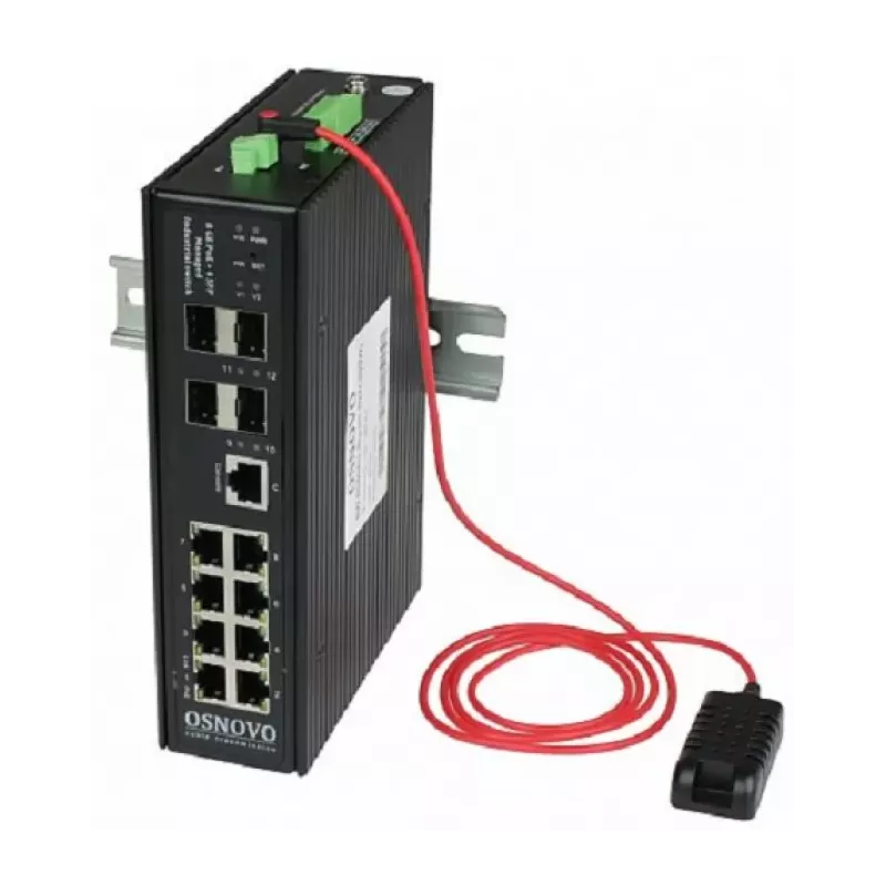 Купить коммутатор промышленный OSNOVO SW-80804/ILS(port 90W,300W) в Москве, смотреть цены  в интернет-магазине goldbyte.ru