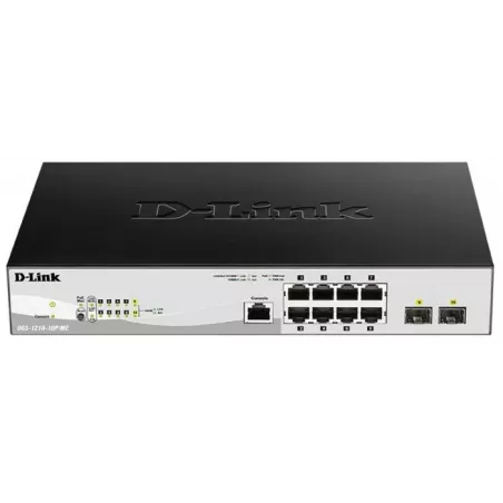 Купить коммутатор PoE D-link DGS-1210-10P/ME/B1A в Москве, смотреть цены  в интернет-магазине goldbyte.ru