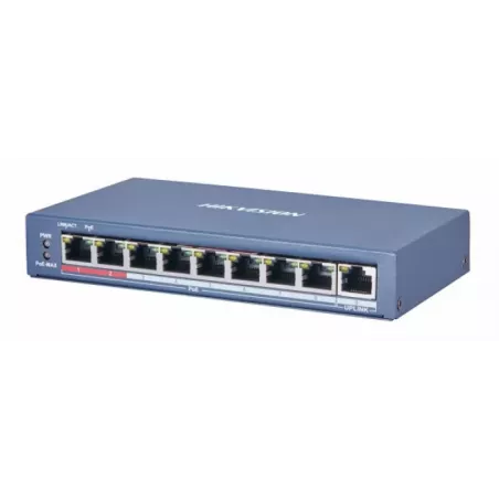 Купить коммутатор PoE HIKVISION DS-3E0109P-E(C) в Москве, смотреть цены  в интернет-магазине goldbyte.ru