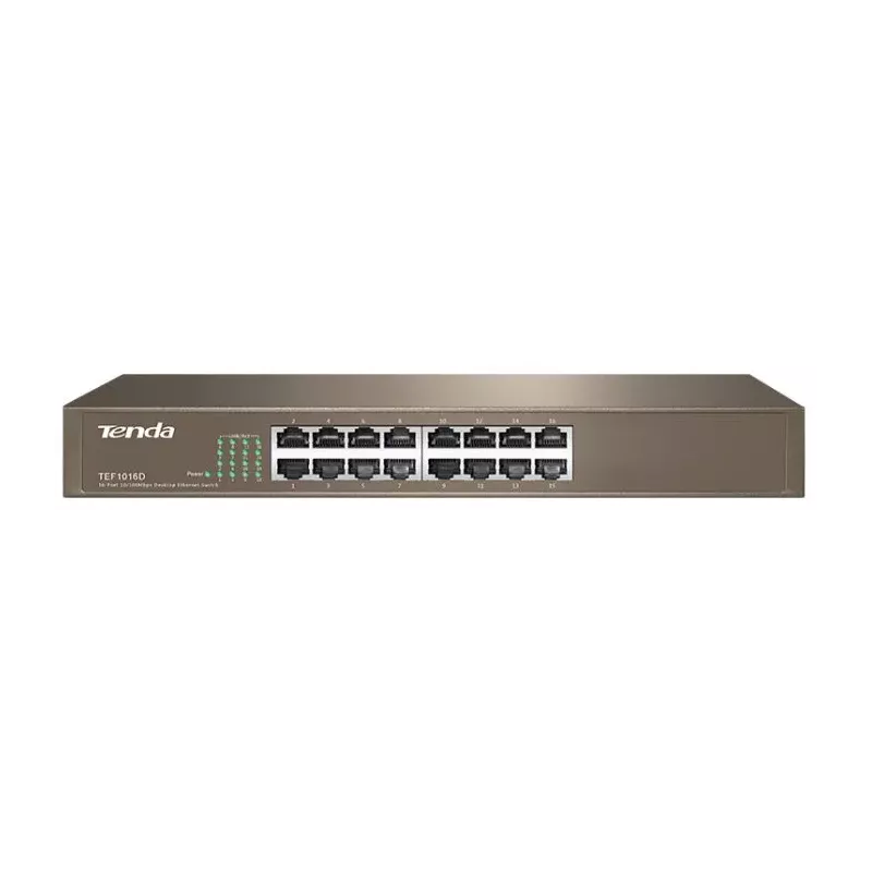 Купить коммутатор Tenda TEF1016D в Москве, смотреть цены  в интернет-магазине goldbyte.ru