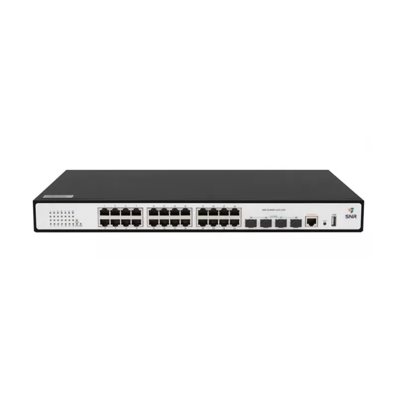 Купить коммутатор управляемый SNR SNR-S2989G-24TX-POE в Москве, смотреть цены  в интернет-магазине goldbyte.ru