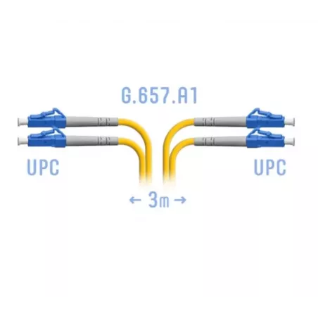 Купить кабель патч-корд волоконно-оптический SNR SNR-PC-LC/UPC-DPX-A-3m в Москве, смотреть цены  в интернет-магазине goldbyte.ru