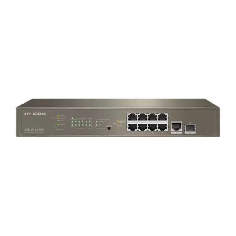 Купить коммутатор PoE IP-Com G5310P-8-150W в Москве, смотреть цены  в интернет-магазине goldbyte.ru