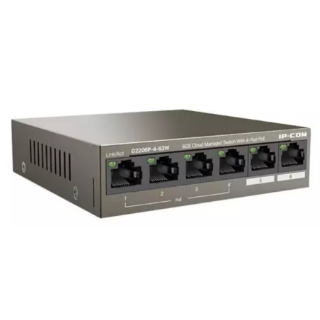 Купить коммутатор управляемый IP-Com G2206P-4-63W в Москве, смотреть цены  в интернет-магазине goldbyte.ru