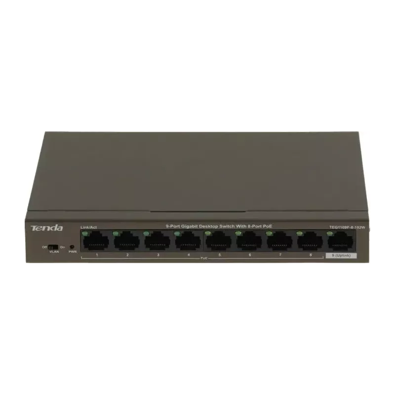 Купить коммутатор неуправляемый IP-Com G1109P-8-102W в Москве, смотреть цены  в интернет-магазине goldbyte.ru
