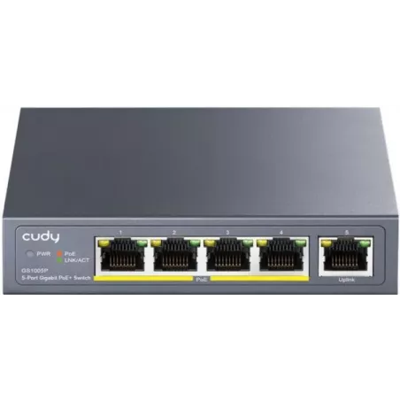 Купить коммутатор неуправляемый Cudy GS1005P в Москве, смотреть цены  в интернет-магазине goldbyte.ru