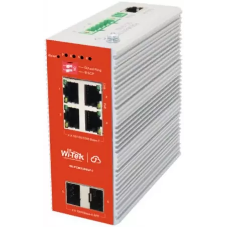 Купить коммутатор промышленный управляемый Wi-Tek WI-PCMS306GF-I в Москве, смотреть цены  в интернет-магазине goldbyte.ru