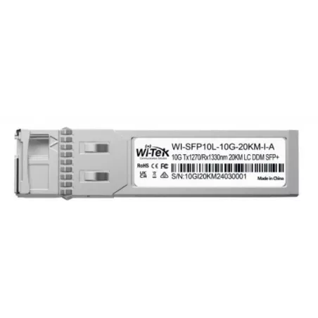 Купить модуль SFP+ Wi-Tek WI-SFP10L-20KM-I в Москве, смотреть цены  в интернет-магазине goldbyte.ru