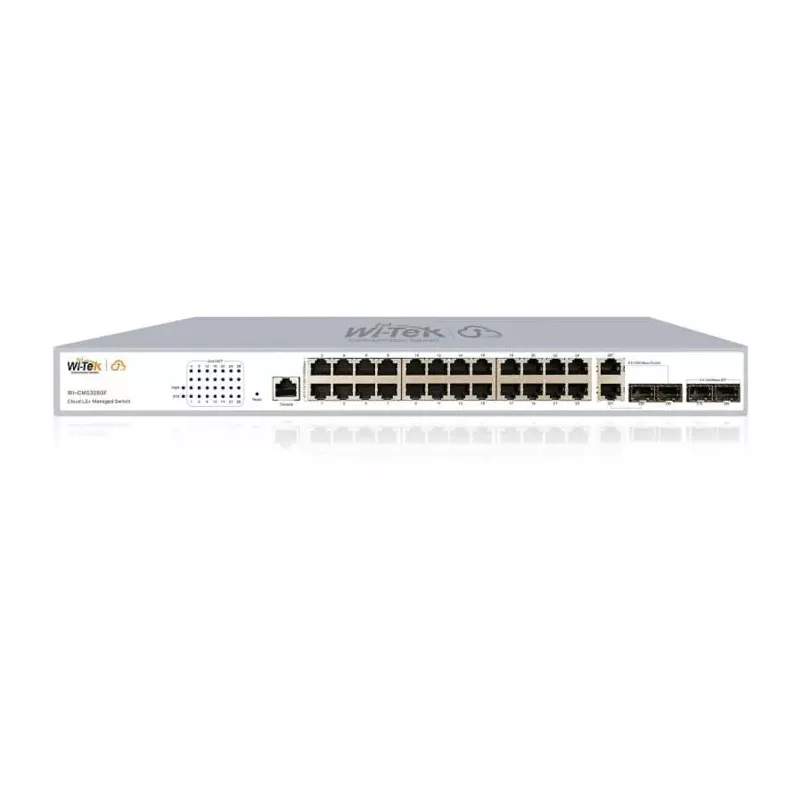 Купить коммутатор управляемый Wi-Tek WI-CMS328GF в Москве, смотреть цены  в интернет-магазине goldbyte.ru