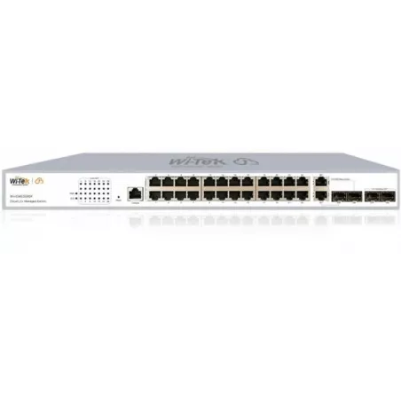 Купить коммутатор управляемый Wi-Tek WI-CMS328GF в Москве, смотреть цены  в интернет-магазине goldbyte.ru