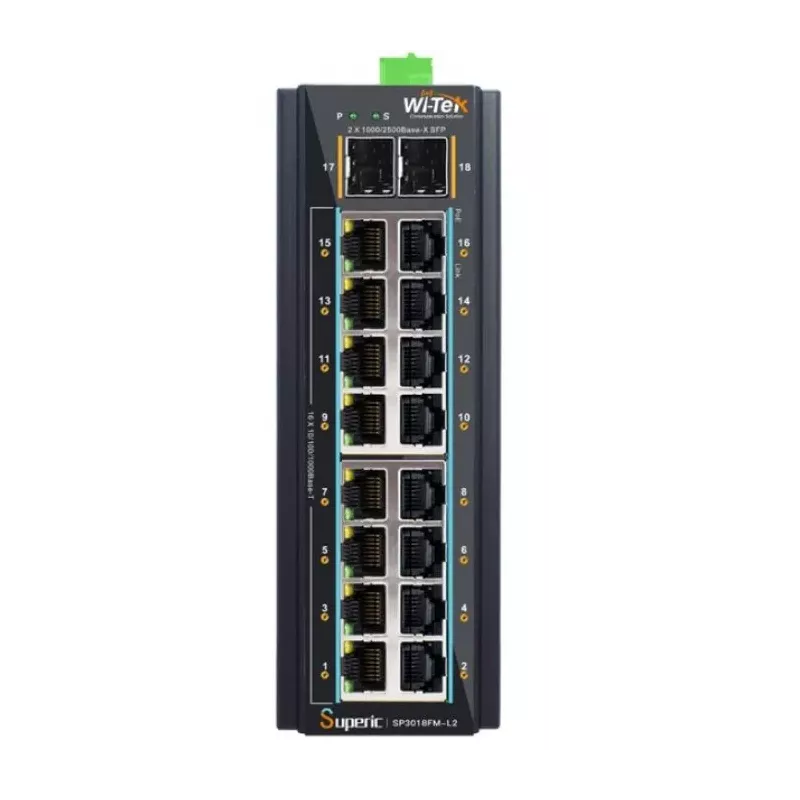 Купить коммутатор управляемый Wi-Tek SP3018FM-L2 в Москве, смотреть цены  в интернет-магазине goldbyte.ru