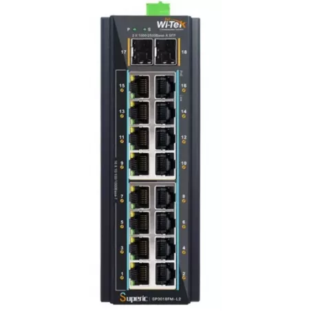 Купить коммутатор управляемый Wi-Tek SP3018FM-L2 в Москве, смотреть цены  в интернет-магазине goldbyte.ru
