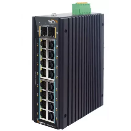 Купить коммутатор управляемый Wi-Tek SP3018FM-L2 в Москве, смотреть цены  в интернет-магазине goldbyte.ru