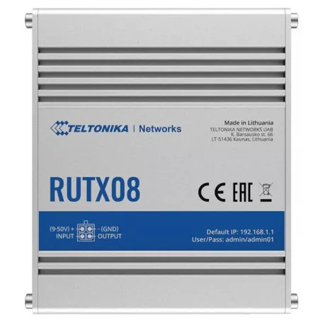 Купить маршрутизатор промышленный Teltonika Networks RUTX08 в Москве, смотреть цены  в интернет-магазине goldbyte.ru