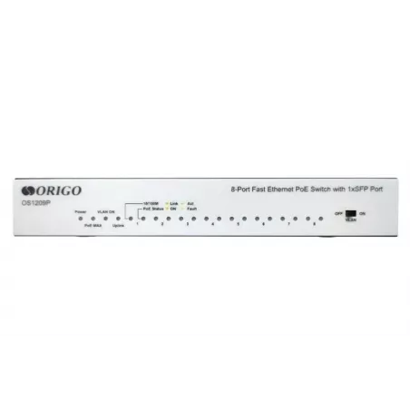 Купить коммутатор неуправляемый ORIGO OS1209P/80W/A1A в Москве, смотреть цены  в интернет-магазине goldbyte.ru