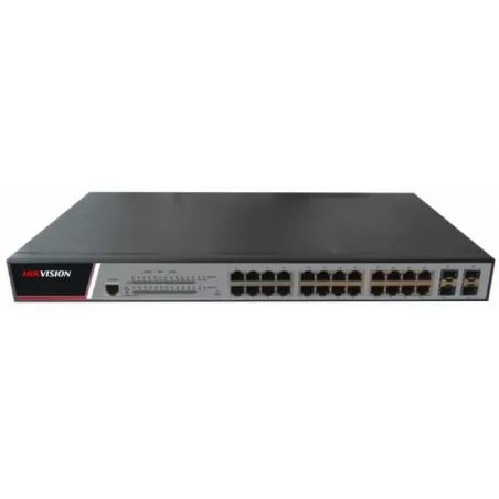 Купить коммутатор управляемый HIKVISION DS-3E2528P(B) в Москве, смотреть цены  в интернет-магазине goldbyte.ru