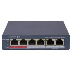 Купить коммутатор управляемый HIKVISION DS-3E1106P-EI/M в Москве, смотреть цены  в интернет-магазине goldbyte.ru