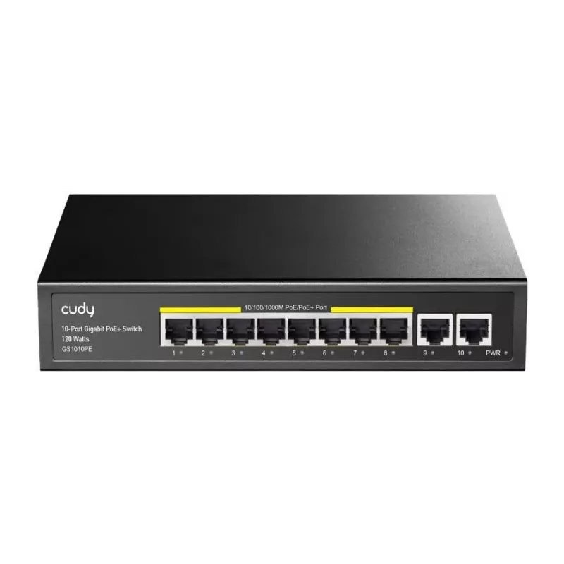 Купить коммутатор неуправляемый Cudy GS1010PE в Москве, смотреть цены  в интернет-магазине goldbyte.ru