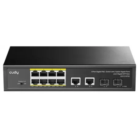 Купить коммутатор неуправляемый Cudy GS1010PS2 в Москве, смотреть цены  в интернет-магазине goldbyte.ru