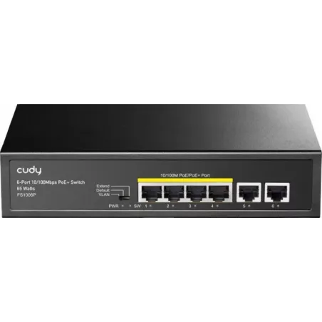 Купить коммутатор неуправляемый Cudy FS1006P в Москве, смотреть цены  в интернет-магазине goldbyte.ru
