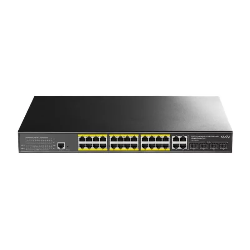 Купить коммутатор управляемый Cudy GS2028PS4-400W в Москве, смотреть цены  в интернет-магазине goldbyte.ru