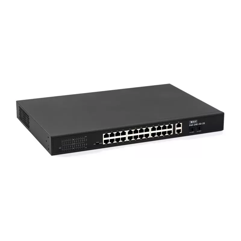 Купить коммутатор Бастион SKAT PoE-24E-2G-2S в Москве, смотреть цены  в интернет-магазине goldbyte.ru