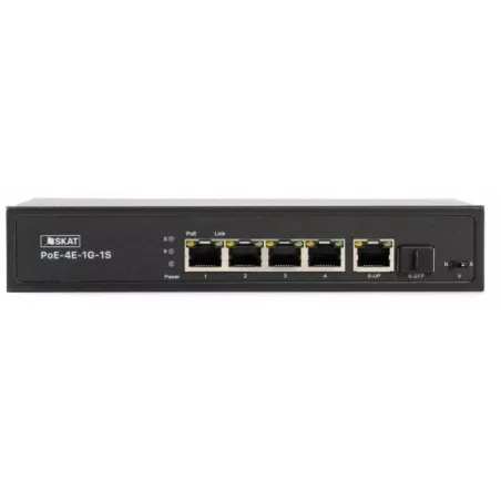 Купить коммутатор Бастион SKAT PoE-4E-1G-1S в Москве, смотреть цены  в интернет-магазине goldbyte.ru