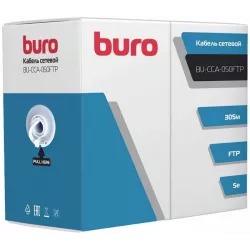 Купить кабель витая пара F/FTP 5e кат. 4 пары Buro BU-CCA-050FTP в Москве, смотреть цены  в интернет-магазине goldbyte.ru