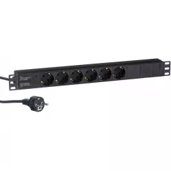 Купить блок розеток Exegate ServerPro PDU-19H603 Al-6S-EU2.5CU в Москве, смотреть цены EX280828RUS в интернет-магазине goldbyte.