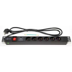 Купить блок розеток 19", 6 розеток 5bites PDU619A-06 в Москве, смотреть цены  в интернет-магазине goldbyte.ru