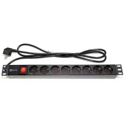 Купить блок розеток 19", 8 розеток 5bites PDU819P-01 в Москве, смотреть цены  в интернет-магазине goldbyte.ru