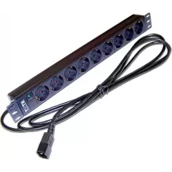Купить блок розеток 19", 9 розеток TWT TWT-PDU19-10A9P4-3.0 в Москве, смотреть цены  в интернет-магазине goldbyte.ru