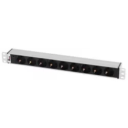 Купить блок розеток 19", 9 розеток ЦМО R-10-9S-I-440-Z в Москве, смотреть цены  в интернет-магазине goldbyte.ru