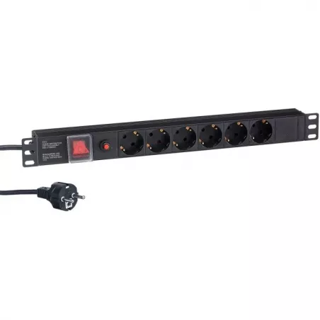 Купить блок розеток Exegate ServerPro PDU-19H606 Al-6S-EU2CU-SW-O в Москве, смотреть цены EX280831RUS в интернет-магазине goldby