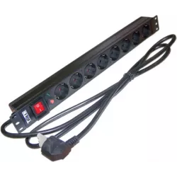 Купить блок розеток 19", 8 розеток TWT TWT-PDU19-16A8P-3.0 в Москве, смотреть цены  в интернет-магазине goldbyte.ru