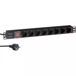 Купить блок розеток Exegate ServerPro PDU-19H804 Al-8S-EU2.5CU-SW в Москве, смотреть цены EX280843RUS в интернет-магазине goldby