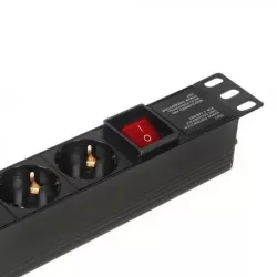 Купить блок розеток Exegate ServerPro PDU-19H804 Al-8S-EU2.5CU-SW в Москве, смотреть цены EX280843RUS в интернет-магазине goldby