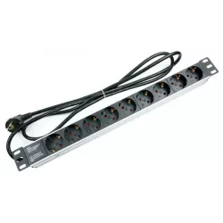Купить блок розеток 19", 9 розеток Cabeus PDU-9P-2EU в Москве, смотреть цены  в интернет-магазине goldbyte.ru