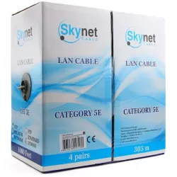 Купить кабель витая пара U/UTP 5e кат. 4 пары SkyNet CSP-UTP-4-CU в Москве, смотреть цены  в интернет-магазине goldbyte.ru