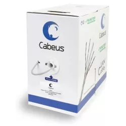 Купить кабель витая пара U/UTP 5e кат. 4 пары Cabeus UTP-4P-Cat.5e-SOLID-GY-LIGHT в Москве, смотреть цены  в интернет-магазине g