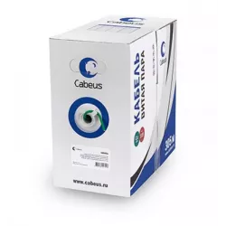 Купить кабель витая пара U/UTP 6 кат. 4 пары Cabeus UTP-4P-Cat.6-SOLID-LSZH-GY в Москве, смотреть цены  в интернет-магазине gold