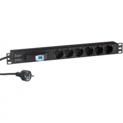 Купить блок розеток Exegate ServerPro PDU-19H610 Al-6S-EU2.5CU-1P в Москве, смотреть цены EX280835RUS в интернет-магазине goldby