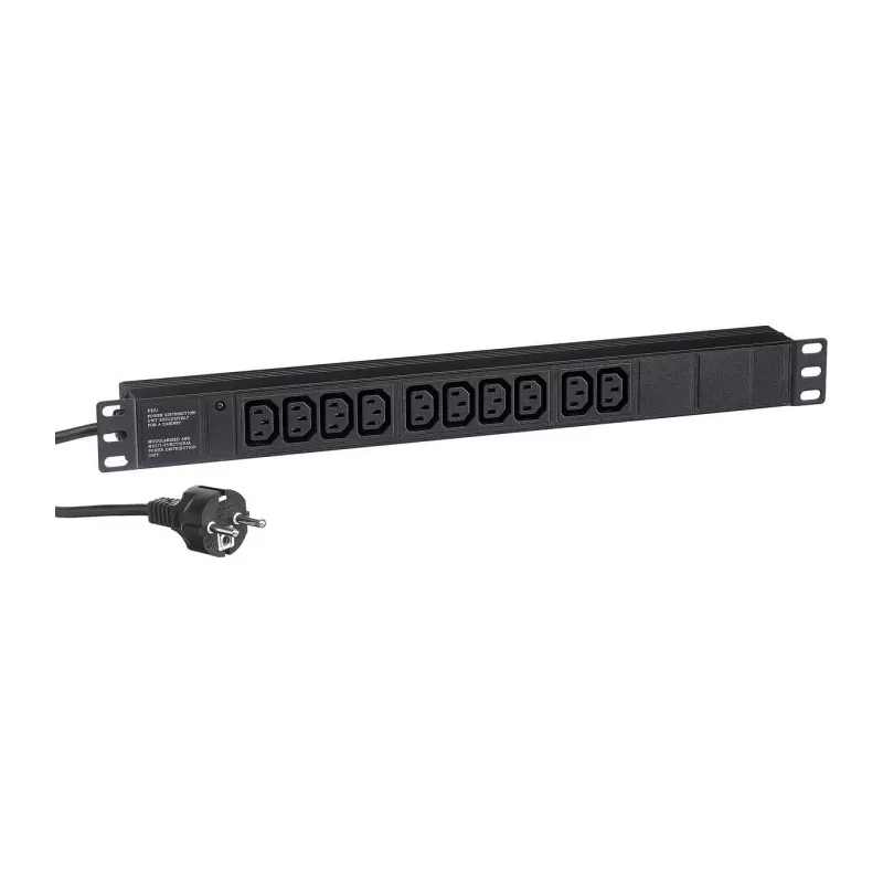 Купить блок розеток 19", 10 розеток Exegate ServerPro PDU-19H005 Al-10C13-EU3CU в Москве, смотреть цены EX280863RUS в интер