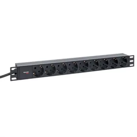 Купить блок розеток 19", 9 розеток EKF TRP-HPD-PL-16A-9SH-2MSH в Москве, смотреть цены  в интернет-магазине goldbyte.ru