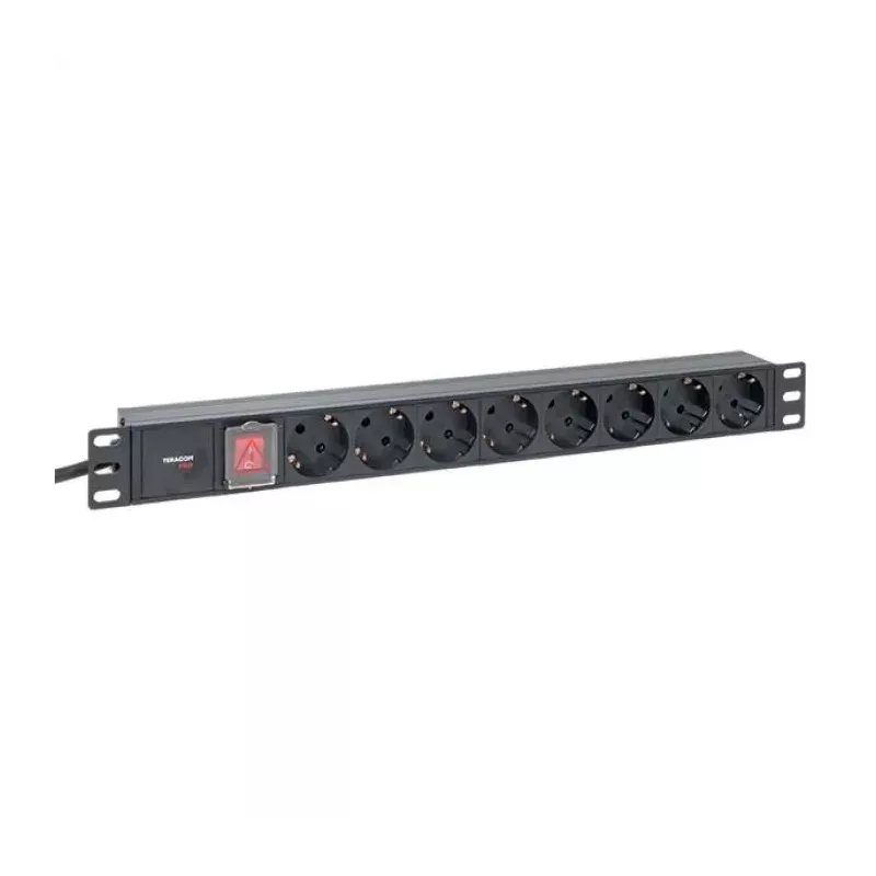 Купить блок розеток 19", 8 розеток EKF TRP-HPD-LS-16A-8SH-2MSH в Москве, смотреть цены  в интернет-магазине goldbyte.ru