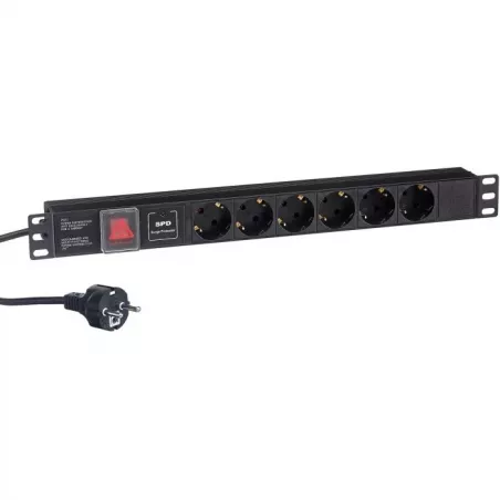 Купить блок розеток Exegate ServerPro PDU-19H608 Al-6S-EU2CU-SW-SPD1 в Москве, смотреть цены EX280833RUS в интернет-магазине gol