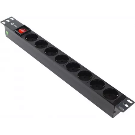 Купить блок розеток 19", 8 розеток 5bites PDU819P-08 в Москве, смотреть цены  в интернет-магазине goldbyte.ru