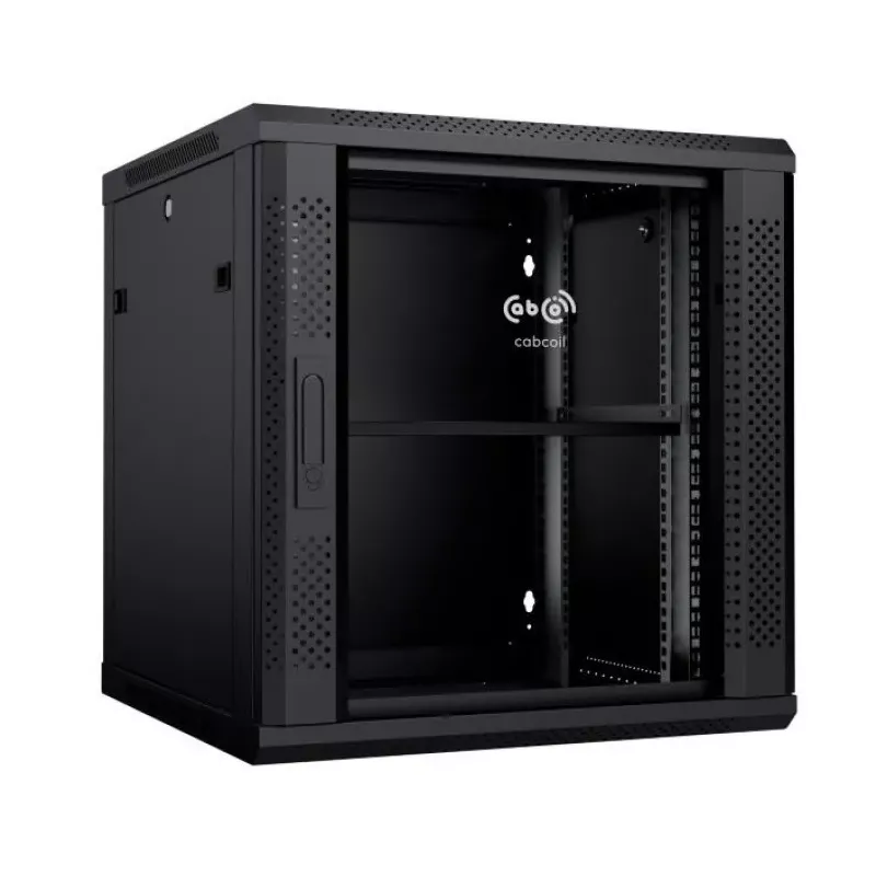 Купить шкаф настенный 19", 12U Cabcoil CC-WL-12.6.6-G-BK в Москве, смотреть цены  в интернет-магазине goldbyte.ru