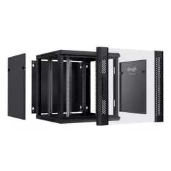 Купить шкаф настенный 19", 12U Cabcoil CC-WL-12.6.6-G-BK в Москве, смотреть цены  в интернет-магазине goldbyte.ru