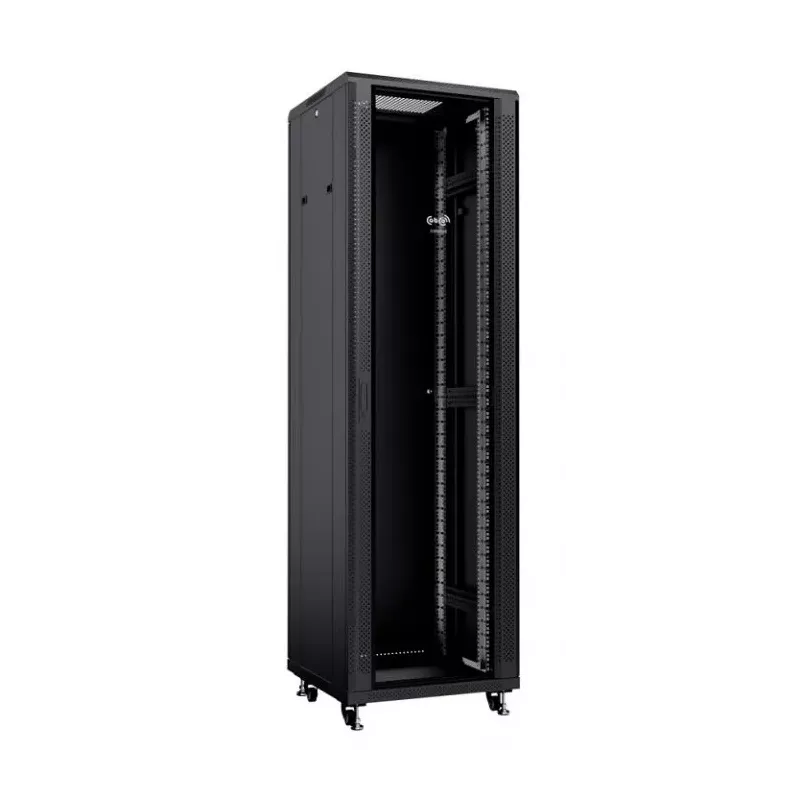 Купить шкаф напольный 19", 42U Cabcoil CC-FL-42.6.8-G-BK в Москве, смотреть цены  в интернет-магазине goldbyte.ru